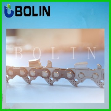 Low vibration high quality performance 3/8" semi chisel saw chain