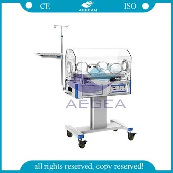 AG-IIR001A hospital baby incubator with transparent hood