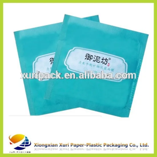 cosmetic facial mask plastic bags