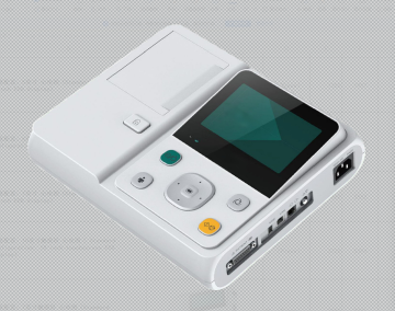 5-inch touchscreen ECG display