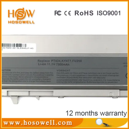 MSDS Laptop battery notebook akku for DELL Lantitude E6400 E6500