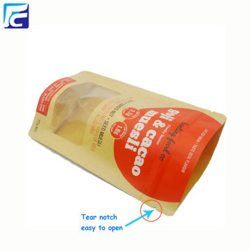 High Quality Kraft Paper Chia Seed Packaging Bag