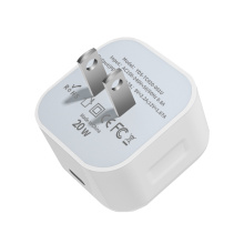 Adaptateur d&#39;alimentation du chargeur mural de Type-C de Type-C 20W