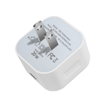 UK Plug 20W Type-C Turm Ładowarka Adapter