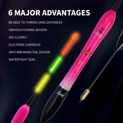 Sea Fishing LED Smart Float: Automatic Color Change Fish Bite Indicator