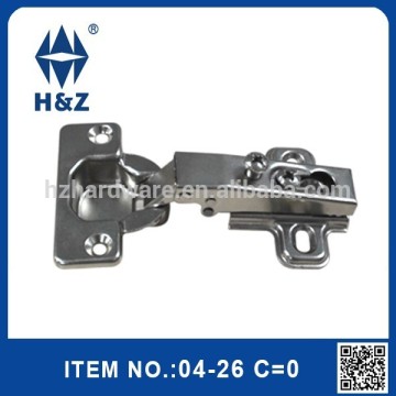 Slide-on soft close hinge