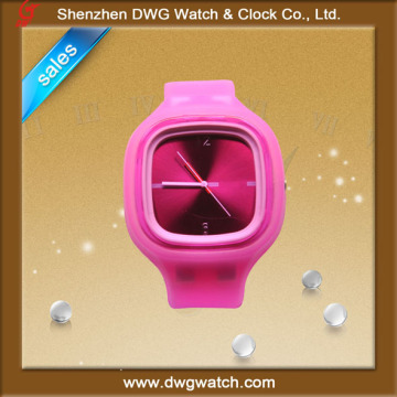 japan movt silicone jelly watch 2012