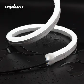 Big Size Mushroom Shape Outdoor IP67 Waterproof LED Neon Light - Warm White/RGB/RGBW 24V Flexible Silicone Strip