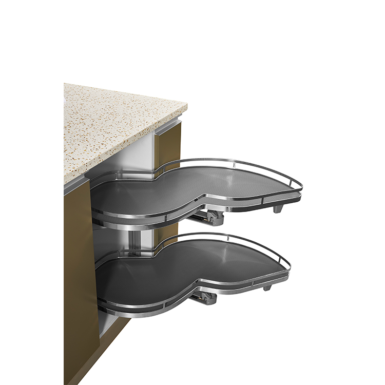Custom Simply 2 Stufe Kabinettsregal Rotation Rack Swing Corner 360 Kreis Magic Corner Küchenschrank Zubehör Magische Ecke4 Custom Simply 2 Tier Cabinet Shelf Rotation Rack Swing Corner 360 Circle Magic Corner Kitchen Cabinet Accessories Magic Corner4