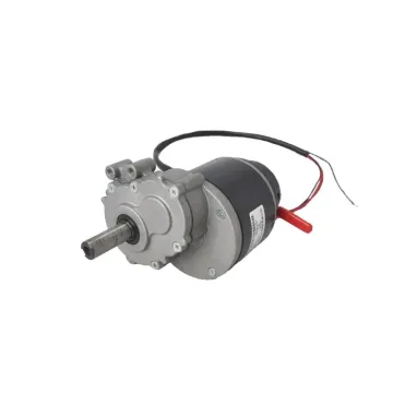 24V 250W Electric Wheelchair Motor with Internal Threaded Shaft, 120rpm, and Electromagnetic Brake: Ideal for Lawn Mower DC Motor Applications