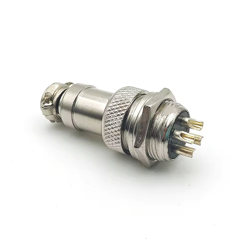 4 Pin Thread Panel GX12 Aviation Wire Connector