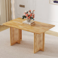 Solid Wood Modern Rectangular Dining Table