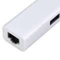 Ethernet HUB USB 3 พอร์ต 3.0 ขับเคลื่อน