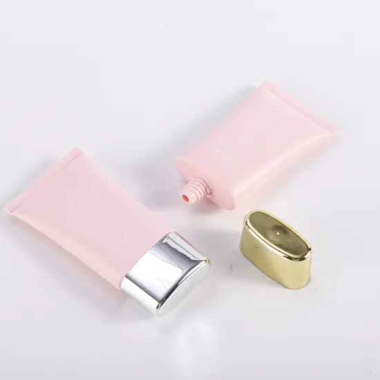 Flat Tubes Cosmetic Packaging Sunscreen Cream Tube