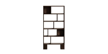 Mid-Century Modern Bookcase – Vintage Wooden Storage Furniture for Books​