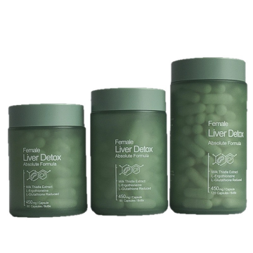 Sleek 110ml Green Capsule Bottle for Daily Use