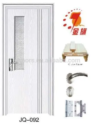 Mother-son PVC/MDF wood door