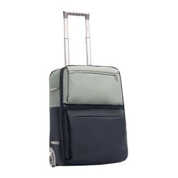 soft luggage trolley luggage with two wheels