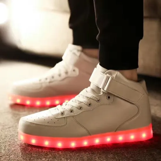 rrechargeable led light shoes,colorful led adult led shoes