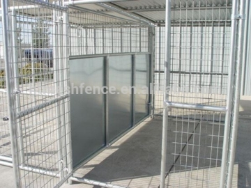 2-Run 5'x10' Dog Kennel with Fight Guard Divider