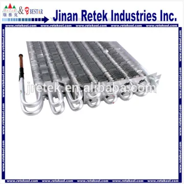Aluminum coil aluminum finned evaporator for refrigeration