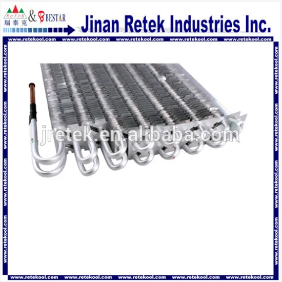 Aluminum Fin aluminum Coil Deep Freezer Evaporator