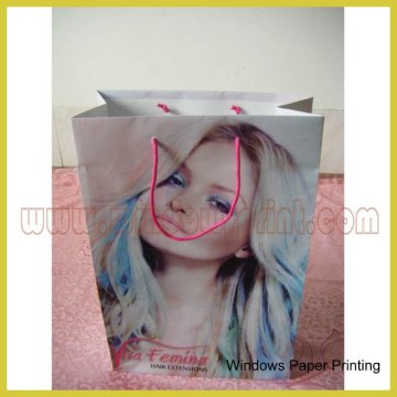 Shopping Hair Extension Bag