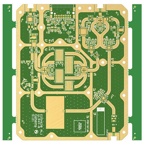 Antena PCB RO4350B Alta frecuencia 4 capa ENIG Board
