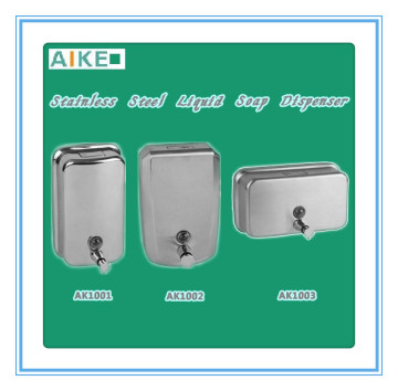 Manual Liquid Soap Dispenser (SS304 Stainless Steel, Single Tank, AK1001, AK1002, AK1003)
