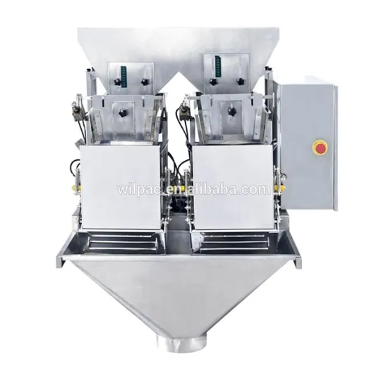Factory Price New Condition Two-Head Linear Weigher for Cumin Seed, Fennel Seeds, and Crushed Chilli Spicy Granules