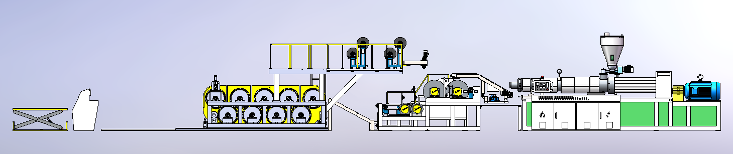 LVT FLOORING MAKING MACHINE