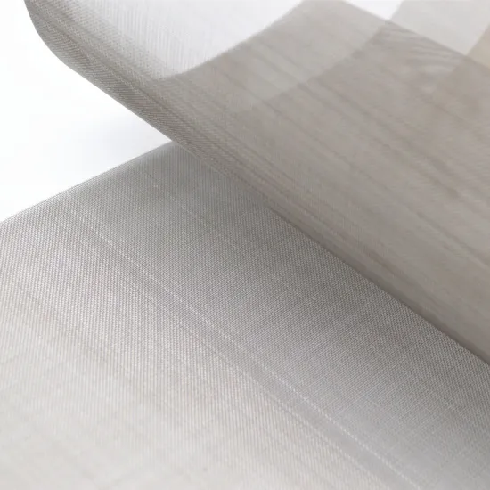 635 Mesh Stainless Steel Plain Weave Wire Mesh Filter