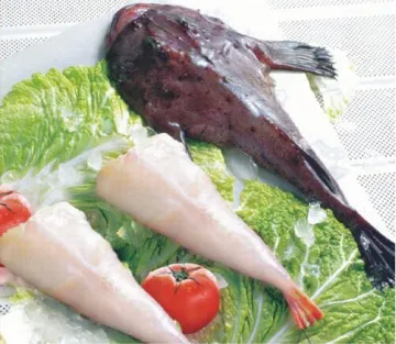 Frozen monkfish tail Lophius litulon