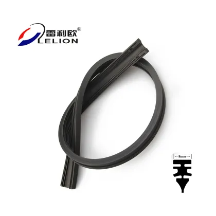 Wholesale 24 Inch Windshield Wiper Blades Rubber Strips Hybrid Silicone 8mm