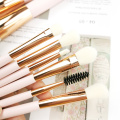 9pc Pink makeup Brush Set