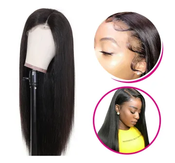 Cuticle Aligned Frontal Full Lace Wig 100% Virgin Undetectable Full Lace Human Hair Wigs Preplucked Water Wave Wig Human Hair