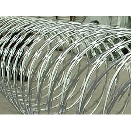 Galvanized Pvc Coated Concertina Barbed Wire PVC Coated Razor Barbed Wire Supplier