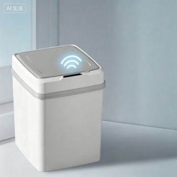 Smart Induction Trash Can for Home Office and Bedroom