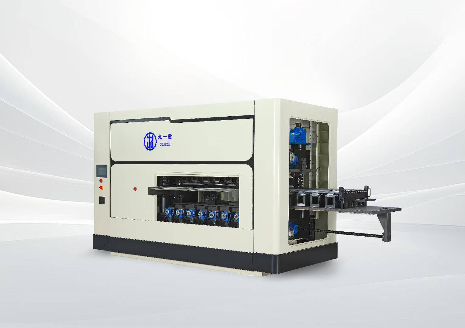 Sistema de servo CNC eficiente para enderezado de placa media