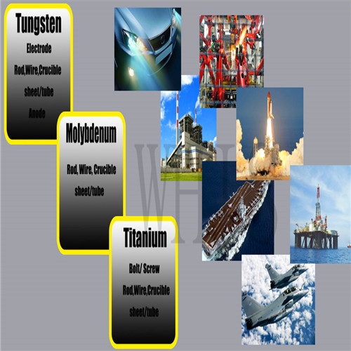 Tungsten molybdenum Titanium