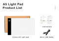 JSKPAD Hotsale Led Light Prancheta