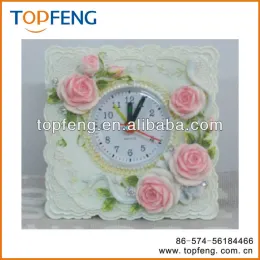 Rimobul Petite Floral Table resin Petite Floral Alarm Clock