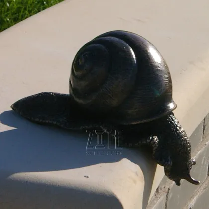 Fine Workmanship Animal Statue Bronze Snail Sculpture For Sale