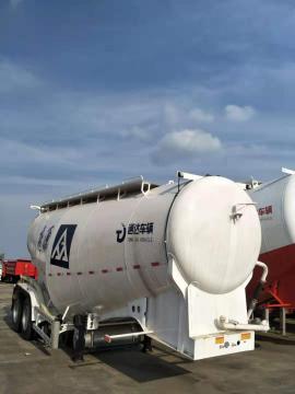 Low price 3axles Bulk Cement Semi Truck Trailer