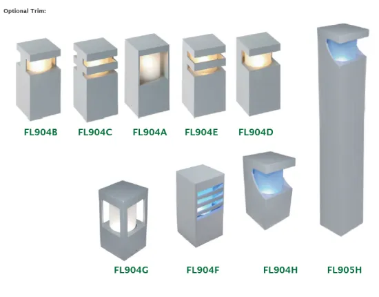 LED garden lamp/light square led garden bollards