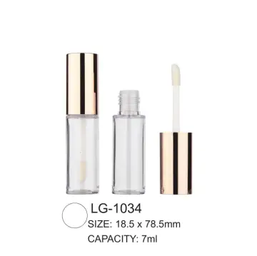 Round Wholesale Plastic Empty Lipgloss Bottle Container