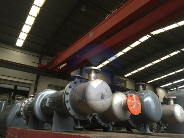 Tubular heat exchangers are used in chemical industry