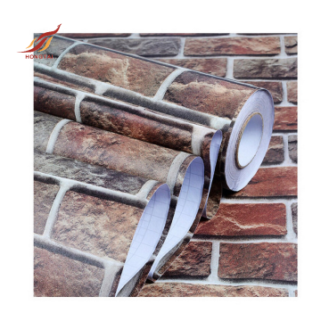 PVC peel 3d brick sticker home wall decoration
