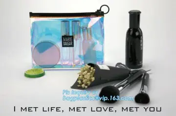 Toiletry Bag Beachwear Cosmetic Bag Makeup Brush Set, sweep slider plastic cosmetic makeup pouch