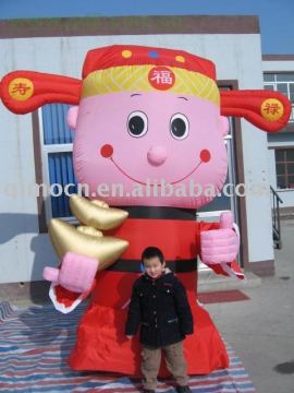 funny Inflatable Moving Cartoons for advertising